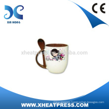low price Small Order Ceramic Mug with Spoon,Coffee Mug with Spoon for wholesale